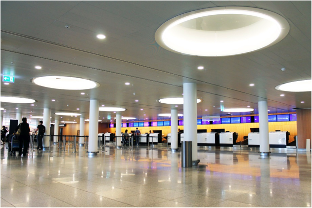 Airport Suppliers Press Release Dampa Airport Ceiling Design